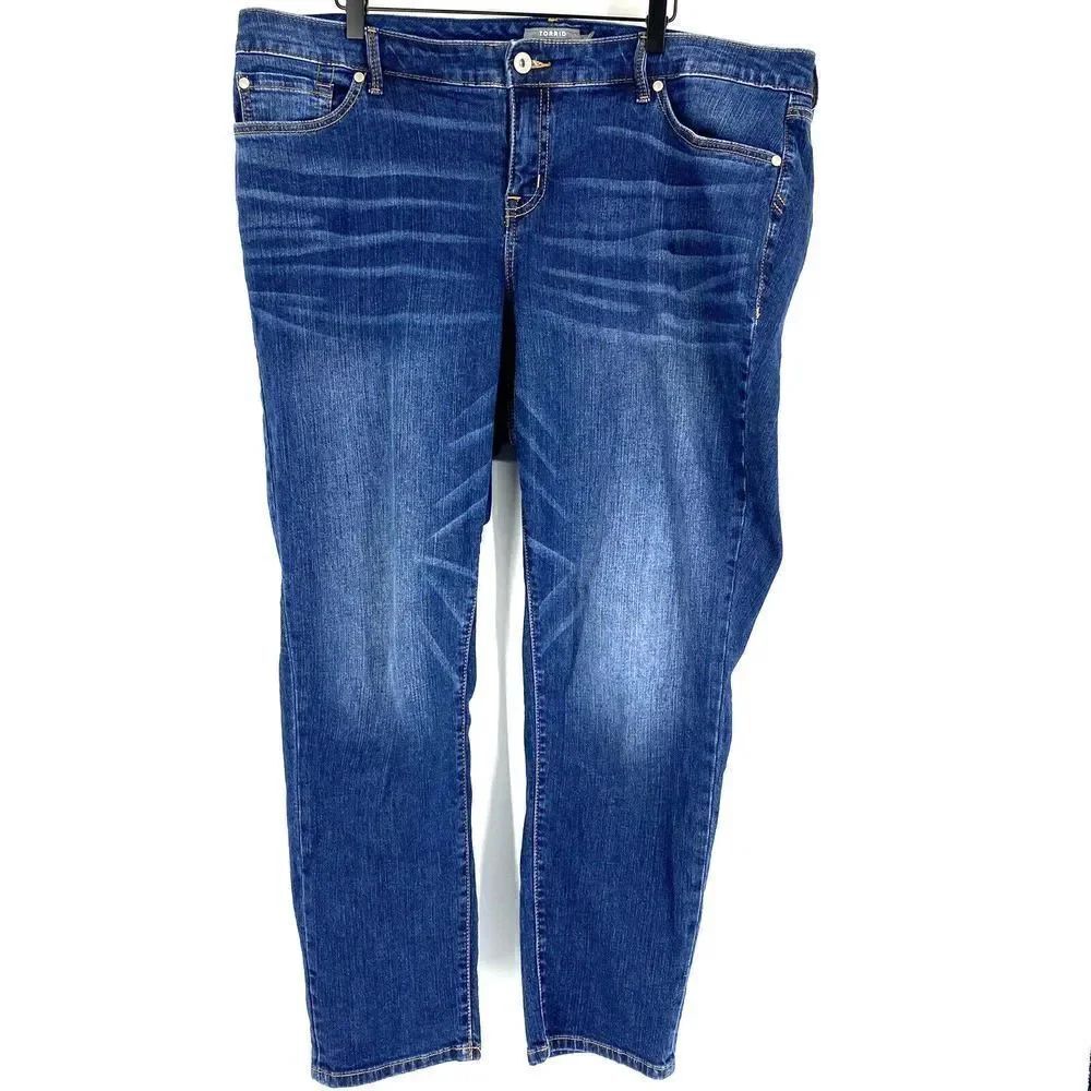 Torrid Jeans Straight Leg High Rise